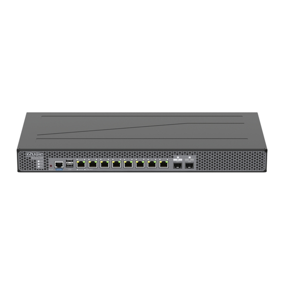 Ruijie RG-WALL 1600-Z3200-S Hardware  Installation And Reference Manual