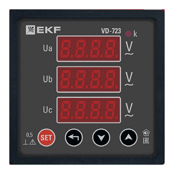 EKF VD-723 Technical Manual