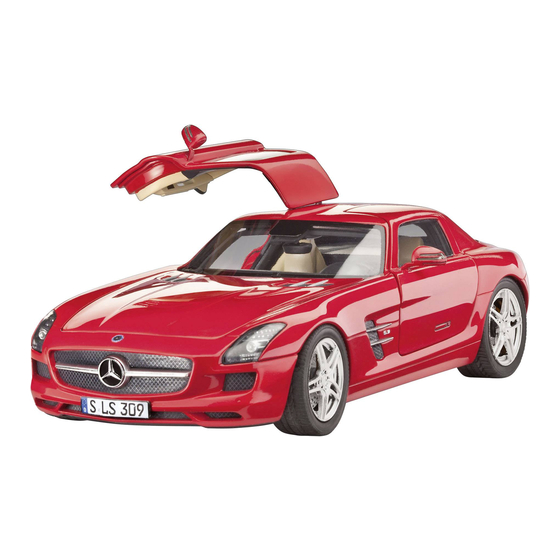 REVELL Mercedes-Benz SLS AMG Assembly Instructions Manual