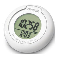 Omron Step Counter Instruction Manual