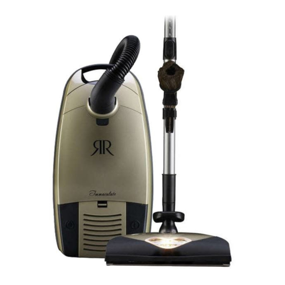 User Manuals: Riccar Immaculate Canister Vacuum