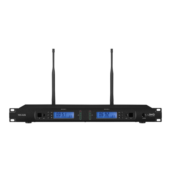 IMG STAGE LINE TXS-626 Instruction Manual