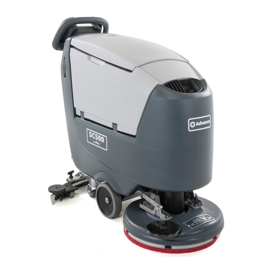 Nilfisk-Advance SC500 Instructions For Use Manual