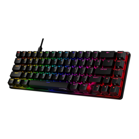 HyperX Alloy Origins 65 Quick Start Manual