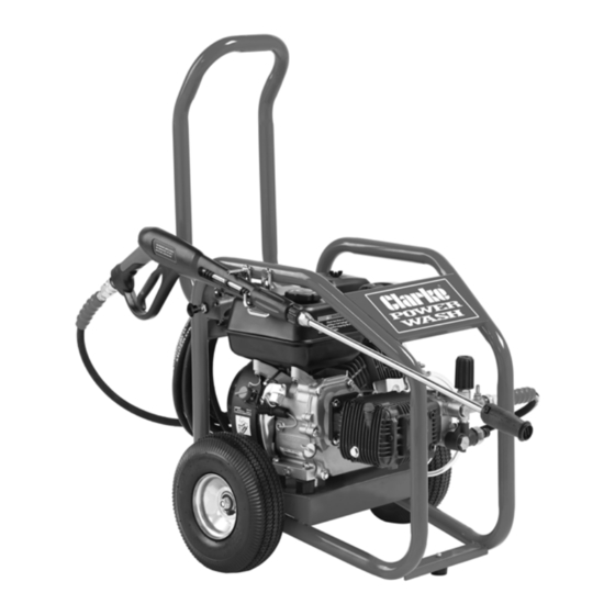 Clarke POWER WASH PLS220 Operation & Maintenance Instructions Manual
