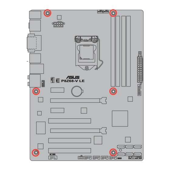 Asus P8Z68-V LE Quick Start Manual