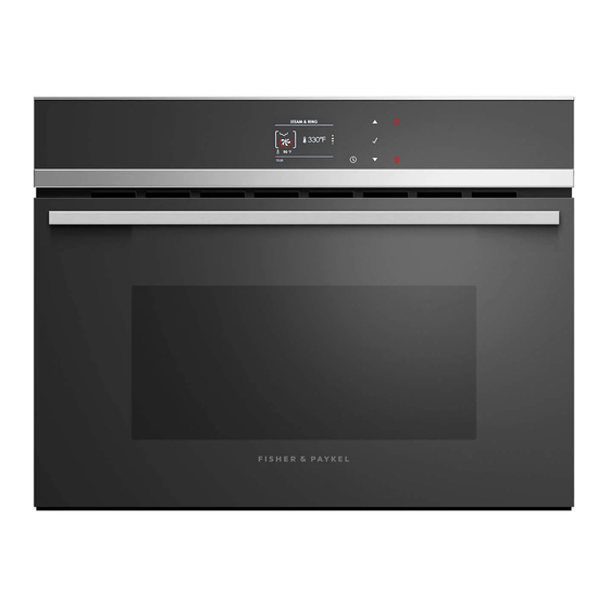 Fisher & Paykel OS24NDB1 Quick Start Manual