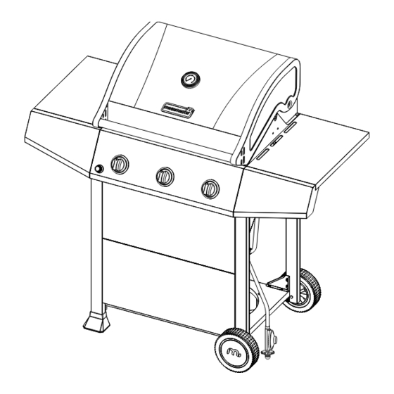 Megamaster Sizzler 300 Black User Manual & Assembly Instructions