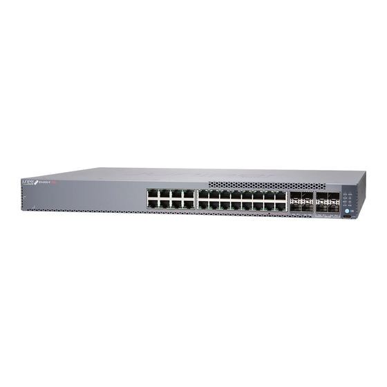 Juniper EX4100-F- 24P/T Quick Start Manual