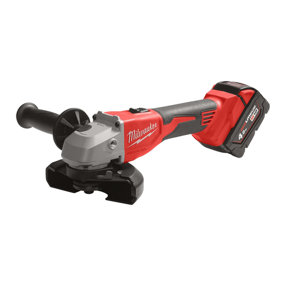 Milwaukee M18 BLSAG125X Original Instructions Manual