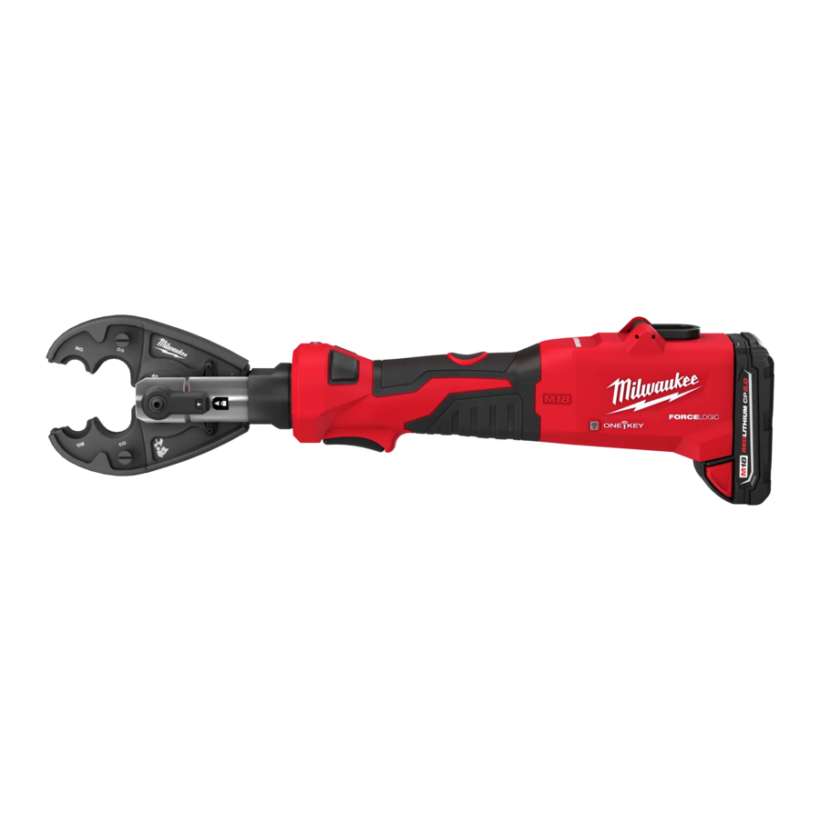 Milwaukee FORCE LOGIC M18 2978-20 - 6T LINEAR UTILITY CRIMPER Manual