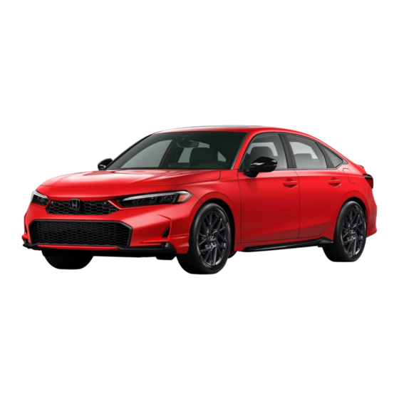 Honda Civic Hybrid 2025 Emergency Response Manual