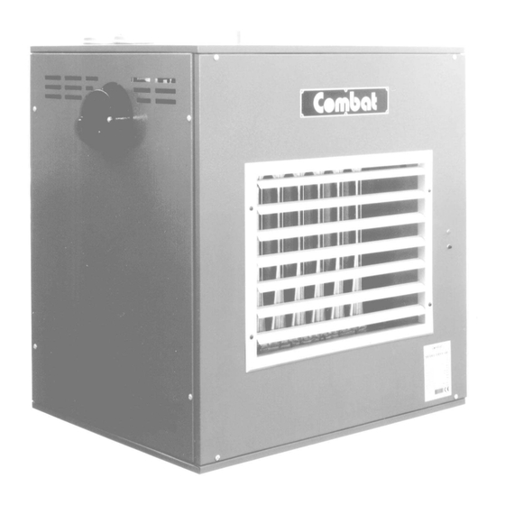 COMBAT FRSA Sealed Unit Heaters Manuals