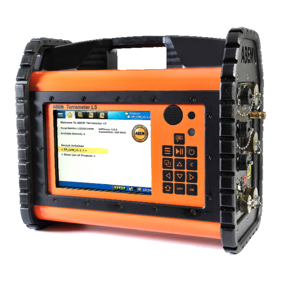 abem Terrameter LS User Manual