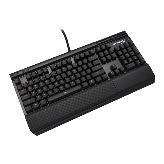 HyperX Alloy Elite HX-KB2BL1-UK/R1 User Manual