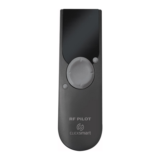Scolmore ClickSmart RF Pilot Manuals