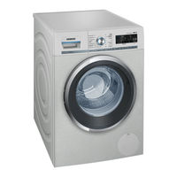 Siemens WM16W790 Instruction Manual And Installation Instructions