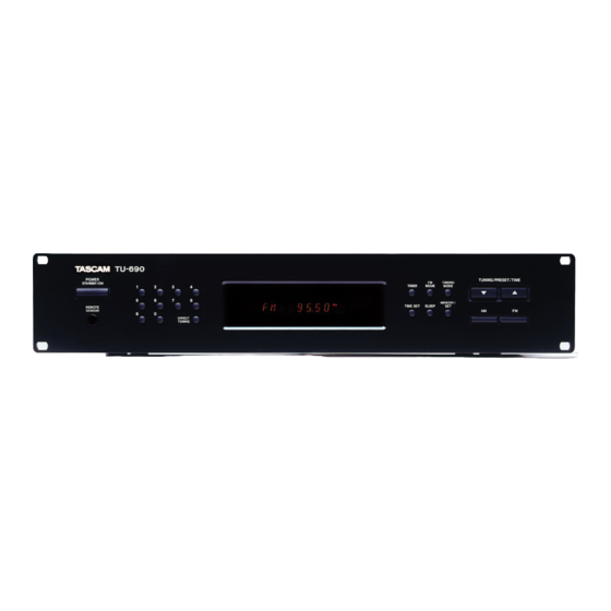 Teac Tascam TU-690 Owner's Manual