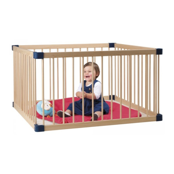 Mother's Choice Wooden Playpen Instruction Manual & User Manual