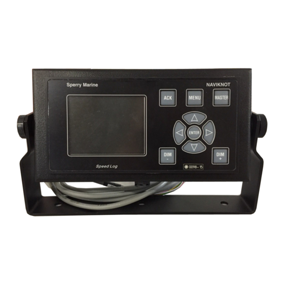 Sperry Marine NAVIKNOT 600 SE Operation, Installation And Service Manual