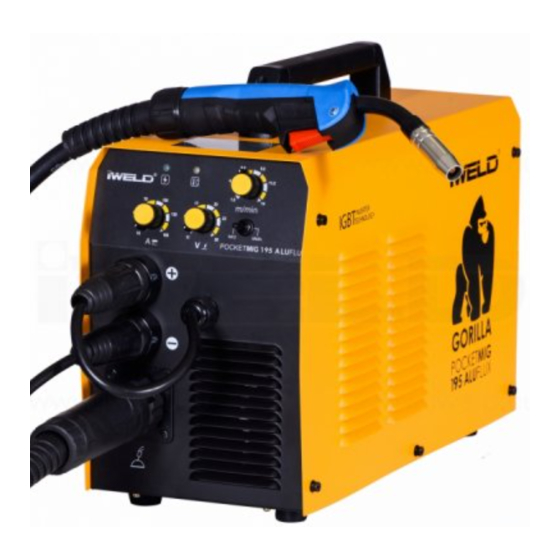 iWeld GORILLA POCKETMIG 195 ALUFLUX User Manual