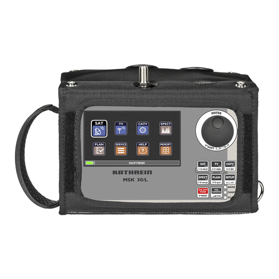 Kathrein MSK 30/L Quick Start Manual