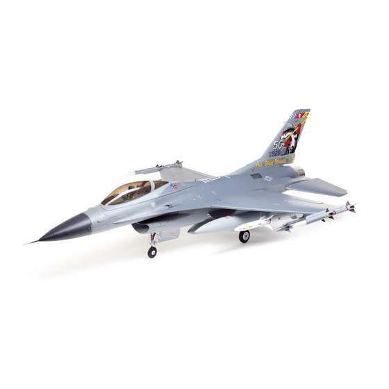 E-FLITE F-16 Falcon 80mm EDF Manuals