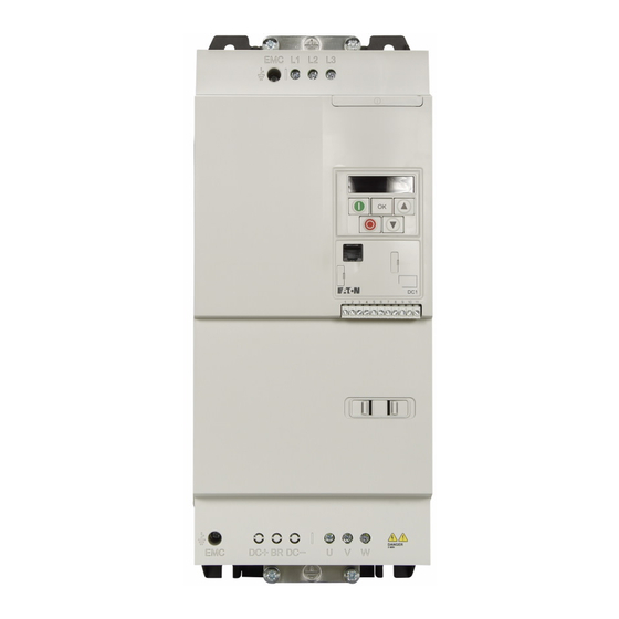 Eaton Cutler Hammer PowerXL DC1-342D2FN-A20CE1 Parameter Manual