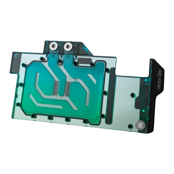 EK-Quantum EK-Classic GPU Water Block Strix RTX 3070 D-RGB Installation Manual