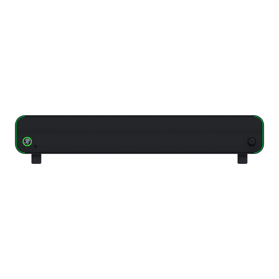 Mackie CR STEALTHBAR Owner's Manual