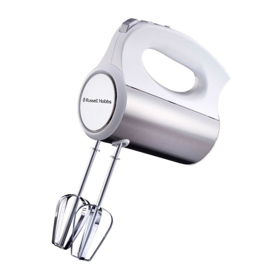 Russell Hobbs INFINITY RHHM33 Instructions And Warranty