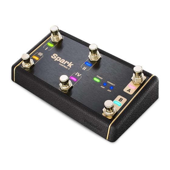 Positive Grid Spark Control X User Manual