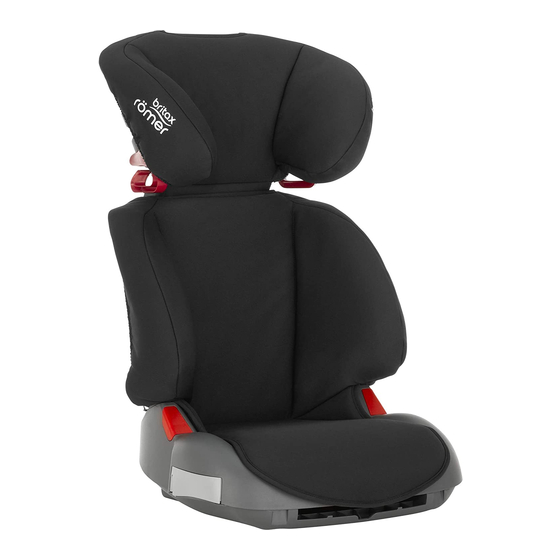 Britax ADVENTURE User Instructions