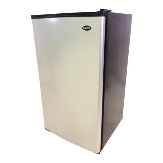 Sanyo SR-3720M - Counter-High Refrigerator Energy Manual