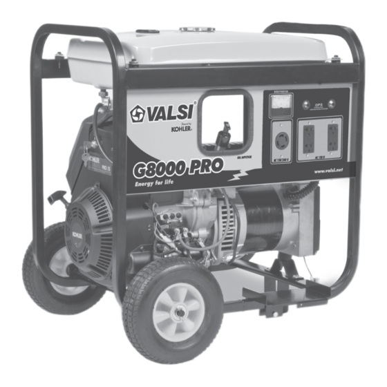 Valsi G80MG1500KVAE Service Manual
