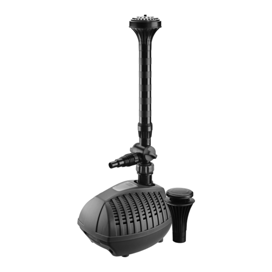Oase Aquarius Fountain Set Eco 5500 Operating Instructions Manual