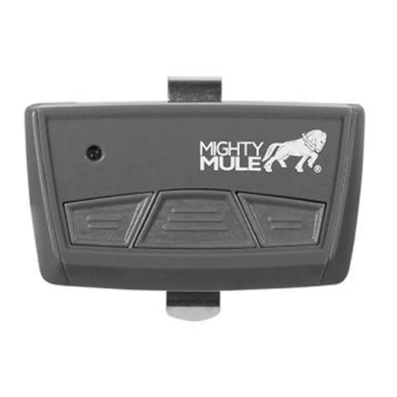 Nortek Security & Control Mighty Mule MMT103 Instructions