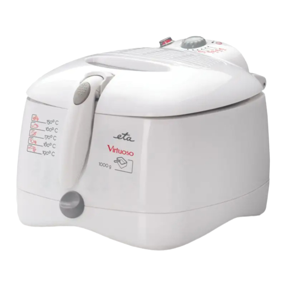 eta Virtuoso 0172 Deep Fryer Manuals