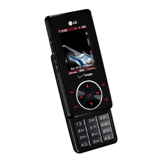 LG Chocolate User Manual