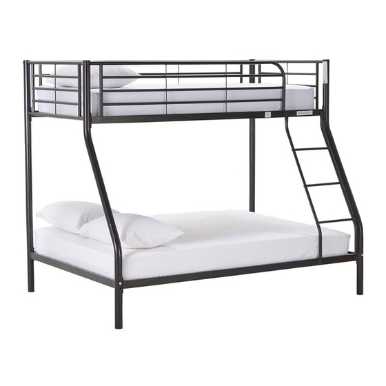 fantastic furniture Cosmic Triple Bunk Bed Manual