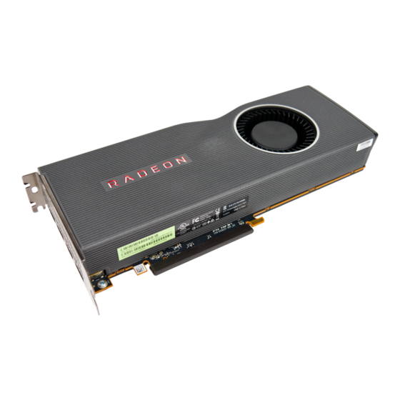 AMD Radeon RX 5700 Quick Setup Manual
