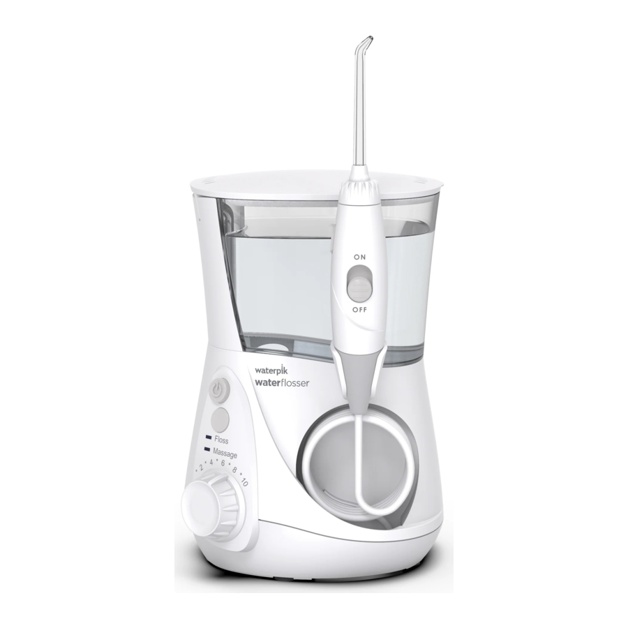 Waterpik WP-660, WP-662, WP-663, WP-665, WP-670 - Water Flosser Manual
