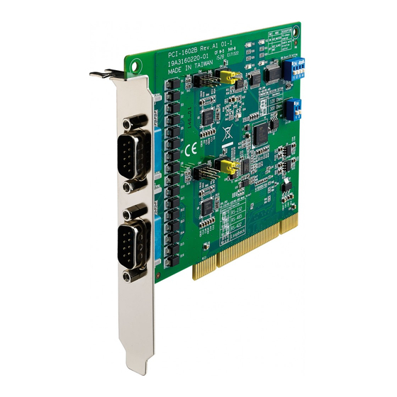 Advantech PCI-COMM Series User Manual