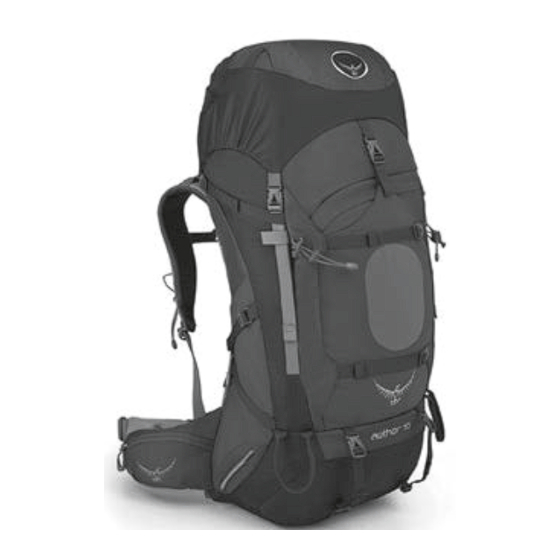 Osprey AETHER 85 Owner's Manual