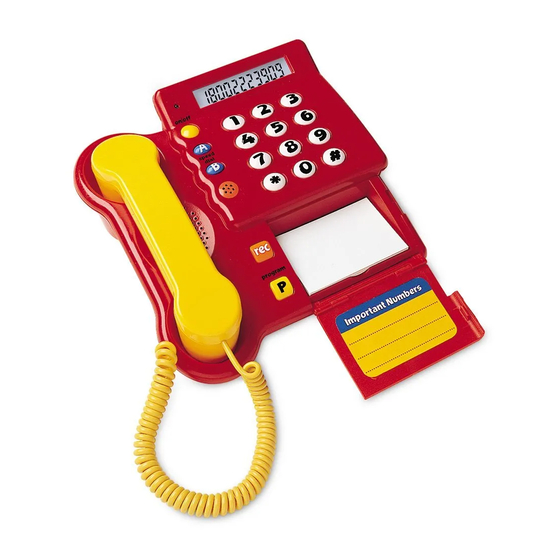 Learning Resources Teaching telephone Activity Manual