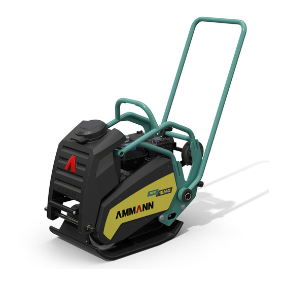 Ammann APF 12/33 Operating Instructions Manual