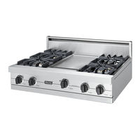 Viking VGRT362-6B Series Specification Sheet