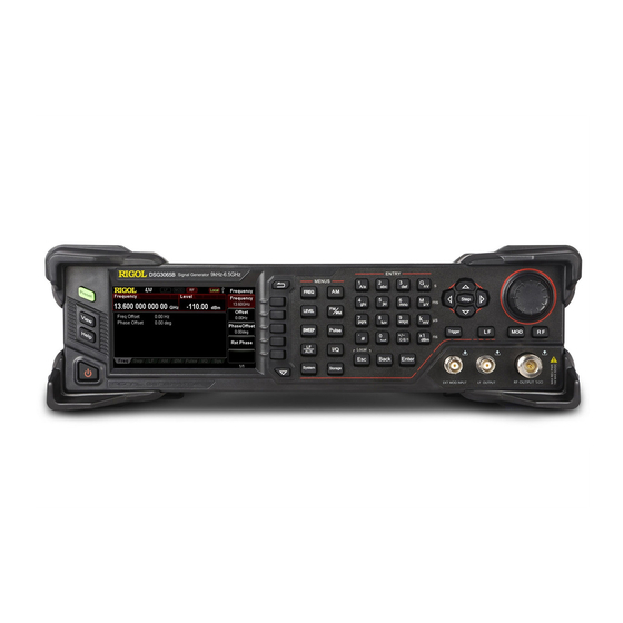 Rigol DSG3000B Series Quick Manual