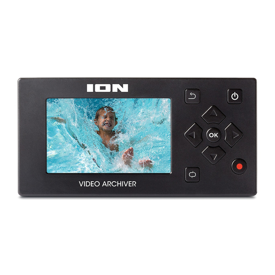 ION Video Archiver Quick Start Manual