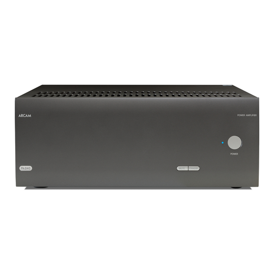 Arcam PA240 Service Manual
